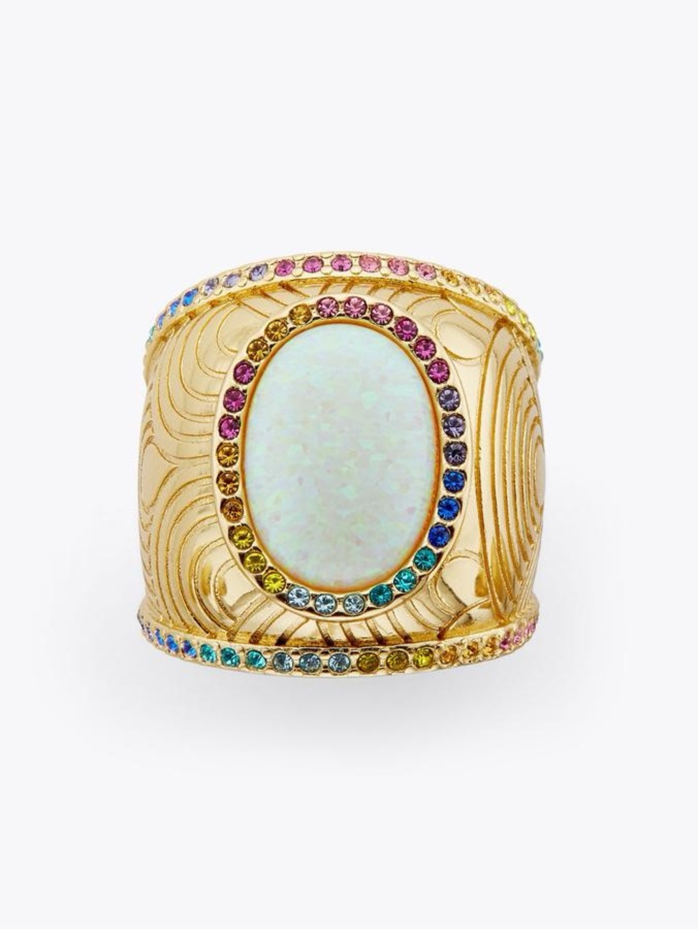NIB Kurt Geiger Southbank Gold Ring